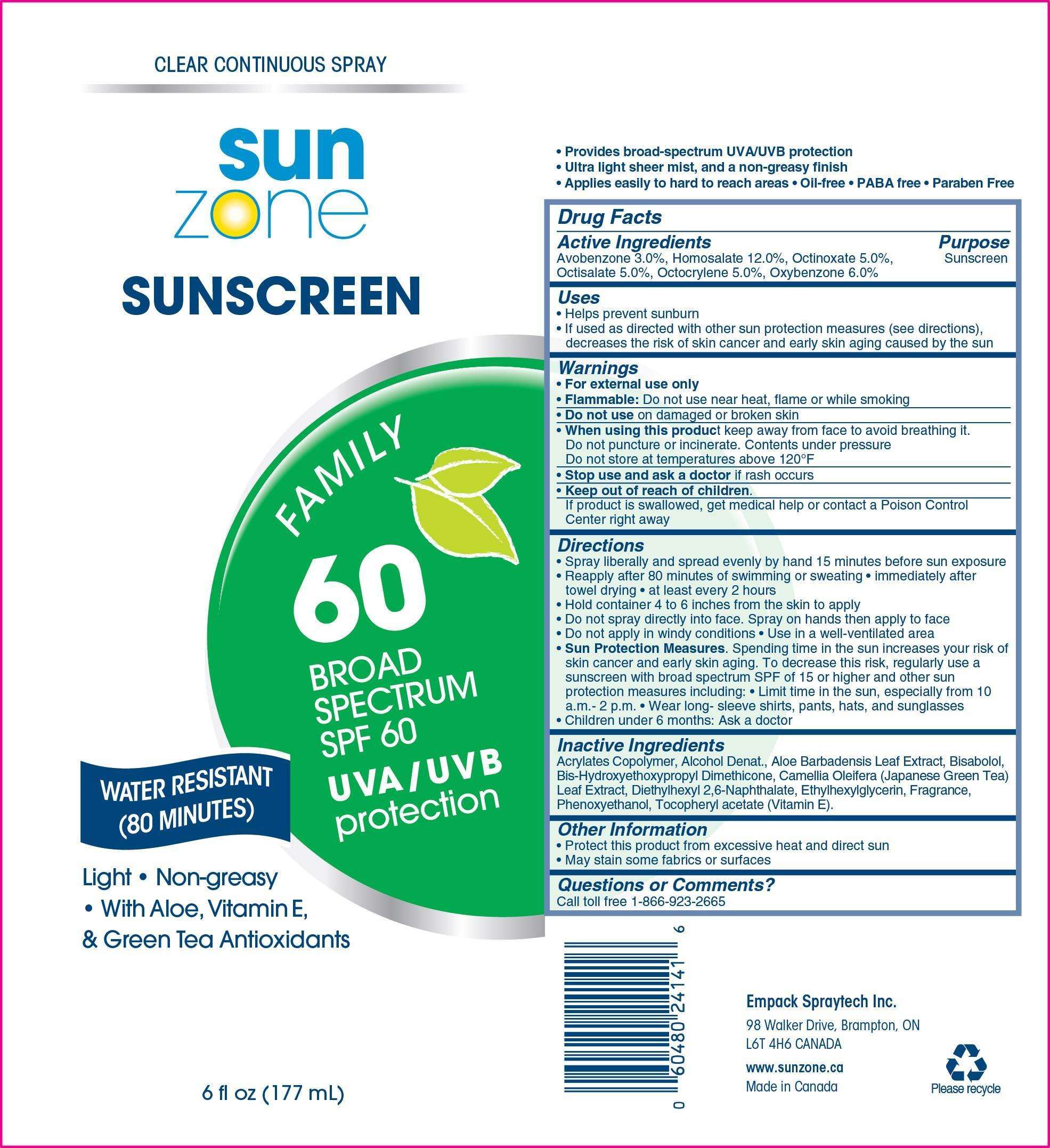 SunZone Family Sunscreen SPF-60